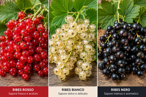 Pianta ribes rosso - di, bianco